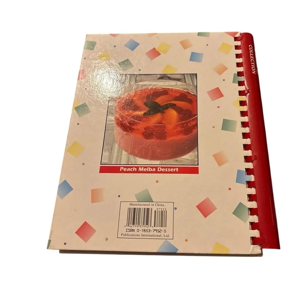 Cookbook Jell-O Collection Spiral Bound Recipes Desserts‎ ISBN 0785379525